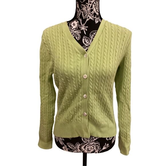 Vintage Neon Field Gear Sweater Marshall Fields Preppy - Picture 2 of 9